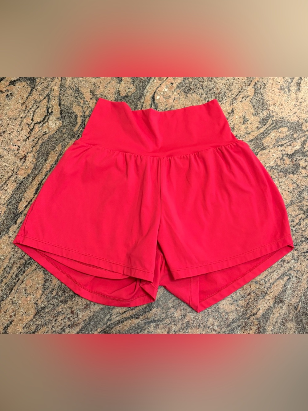 Halara SoftlyZero Airy Super High Waisted 2-in-1 Cool Touch Yoga Shorts
